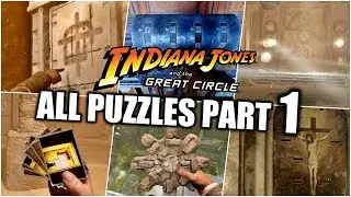 Indiana Jones and the Great Circle - All Puzzles Solved - Part 1