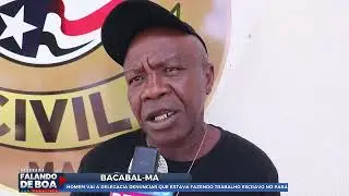 HOMEM VAI A DELEGACIA DENUNCIAR QUE ESTAVA FAZENDO TRABALHO ESCRAVO NO PARÁ