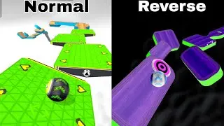 Reverse Night Mode vs Normal &ndash; Going Balls FAST & FLAWLESS Run! Mobile #Gaming #Ball