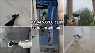Balai vapeur Lidl : est-ce qu&rsquo;il nettoie vraiment ? (test r&eacute;el) #lidl#unboxing #crashtest 