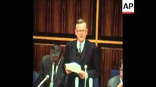 SYND 25 10 69 ECONOMICS MINISTER ANNOUCES THE REVALUATION OF THE MARK