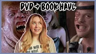 horror dvd and book haul