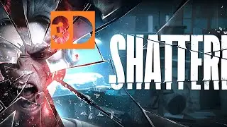 3D VR - Shattered - One of the best mixed reality games - My room full with virtual stuff (Quest 3)