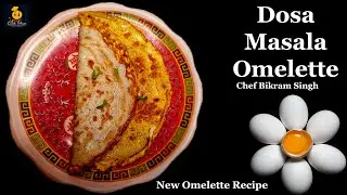Dosa Omelette Recipe | How To Make Dosa Omelette At Home | Masala Omelette | Omelette by Cook Show