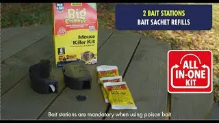 Набор для уничтожения мышей Big Cheese (6 пакетиков) STV245