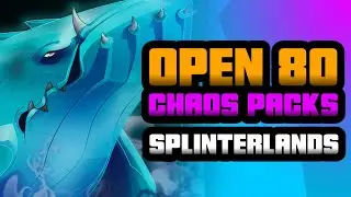 Opening 80 Chaos Legion packs | Splinterlands