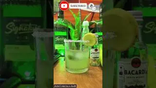🟢🍋🔥 &ldquo;Backardi, green soda, lemon & green chilli &ndash; the &lsquo;Spicy Mojito of the Gods&rsquo;! 🌿✨ #shorts