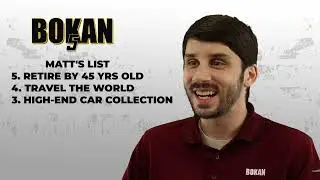 #T5F: List the top things on your bucket list