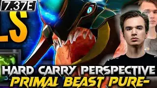 7.37E - Crazy Pure Primaal Beast The Hard Carry - Dota 2 Pro Full Gameplay K14 D6 A19 #pure