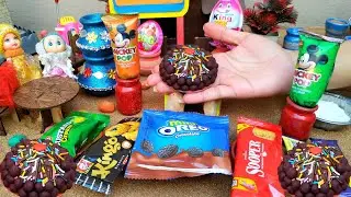 Miniature Chocolate Dome cake | Tiny cake | Miniature food village