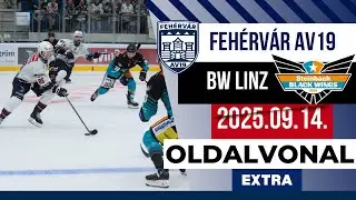 GYŐZELEM A HAZAI SZEZONNYITÓN | FEHÉRVÁR AV19 - BLACK WINGS LINZ | IECHL | 2025.09.14. | OLDALVONAL 