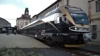 LEO Express - Praha hlavn&iacute; n&aacute;draž&iacute; + konflikt při odjezdu