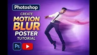 Photoshop Path Blur Effect Tutorial #Shorts #Photoshop #Editing #GraphicDesigner #Art #MotionEffect