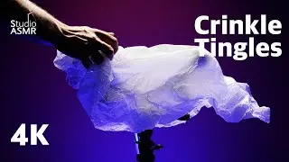 Crinkle Tingles | Paper, Aluminum, Plastic | Ultimate Crinkle & Scratch Sounds | Studio ASMR 4K
