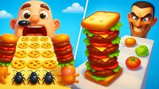 Sandwich Runner 🆚 Sandwich Run🌻🧿🌺🌈Max Levels Walkthrough Android IOS Update Gameplay 900130