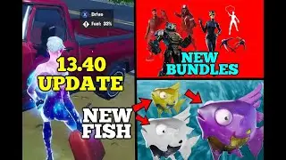 Fortnite 13.40 UPDATE Leaked Floppers SlurpFish NEW CARS LTM New bundles