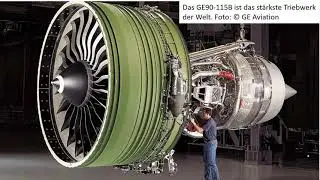 Schubkraft und Leistung bei einem Turbofan