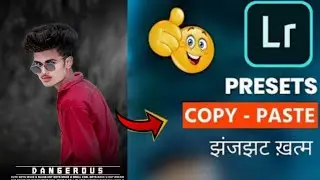 preset copy & paste problem solve || lightroom me copy paste kese kare
