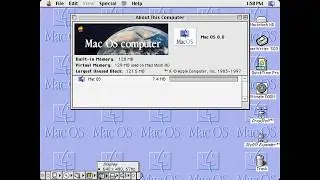Mac OS 8.0 [Apple Macintosh] (1997) Apple Computer {Macintosh Quadra 950}