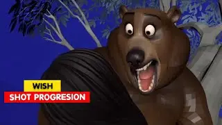 WISH | Bear Shot Progresion | Animation Breakdowns | 3D Animation Internships