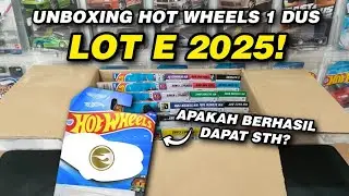Unboxing Hot Wheels 1 dus lot E 2025! Apakah gua berhasil mendapatkan Super Treasure Hunt?