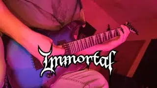 IMMORTAL - ONE BY ONE COVER on my Sons Jackson Minion (children's guitar)