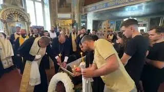 Înmormântarea tatălui episcopului Veniamin
