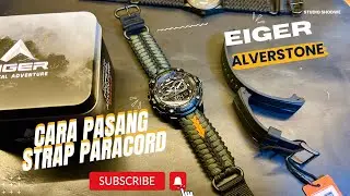 Tutorial CARA MEMASANG STRAP JAM TANGAN PARACORD Eiger Alverstone Casio G Shock Garmin BY NABNAD