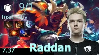 Raddan Troll Warlord Carry Gameplay. Dota 2, Patch 7.37;