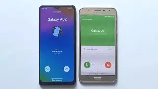 Samsung Galaxy A02 VS Samsung Galaxy J7 incoming call at same time - Over The Horizon Ringtone