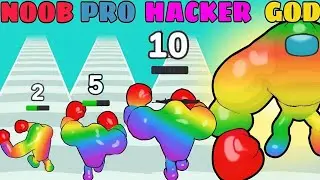 Amazing Gameplay 😍|NOOB VS PRO VS HACKER VS GOD in Punchy Race