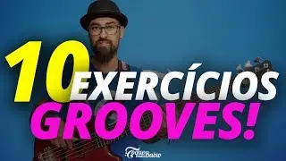 10 EXERCÍCIOS DE GROOVES para BAIXISTAS INICIANTES | ToqueMaisBaixo Ep267