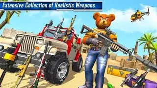 Teddy Bear Gun Strike Game Counter Shooting Game | New Gameplay Hannu Games