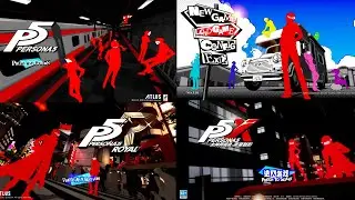 Persona 5 Title Screens