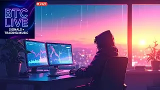 AlphaWaveX &mdash; BTC Live Chart with signals + Focus Music | 비트코인/이더리움 라이브 시그널