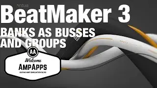 AmpApps|Beat Maker 3 as a DAW - Busses and Pads with Effects