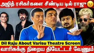 Dil Raju About Varisu Theatre Screen | Thunivu vs Varisu interview | Red Giant | Vijay | Ajith Kumar