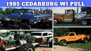 1985 Cedarburg WI modified truck & semi pull- from Dave Seeger's home video collection