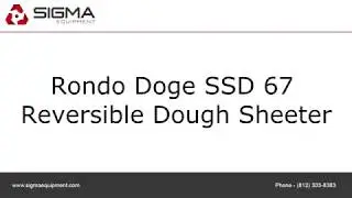 Rondo Doge SSD 67 Reversible Dough Sheeter