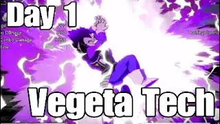 Dbfz day 1 base Vegeta combos/tech