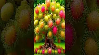 easy and fast method to propagate and grow rambutan fruit trees #fruit #nature #gardening