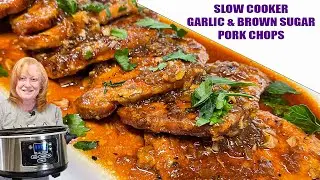 Свиные отбивные с чесноком и коричневым сахаром в мультиварке