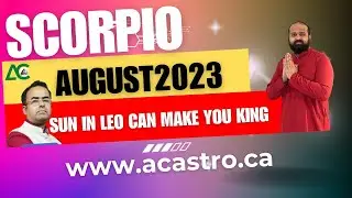 August 2023 Monthly Horoscope Predictions for Scorpio Sun in Leo to bring surprises #horoscope