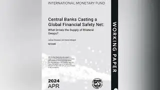 IMF Central Bank Casting a Global Financial Safety Net, 2024 PDF, #cbdc #blockchain