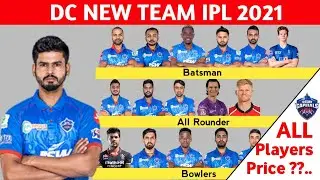 IPL 2021 - Delhi Capitals Final squad | DC New Team VIVO IPL 2021 |