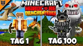 Ich habe 100 Tage als Drachensammler in Minecraft überlebt...