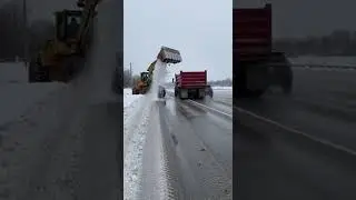 snow displacement observed
