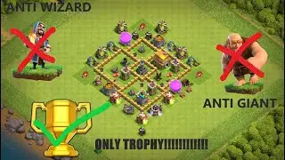 TH5 | WAR/TROPHY BASE | COC | CLASH OF CLANS | ANTI GIANT | ANTI WIZARD | 2020 |