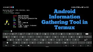Android phone Information Gathering Tool in Termux - Android Hacking information  hacky hack