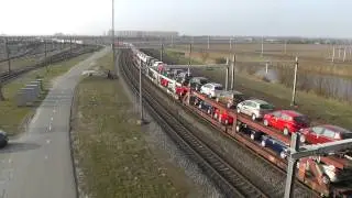 189 074, Siemens Eurosprinter ES64 F4 w Ford autotransport train 13 marcht 2015 16 47 h